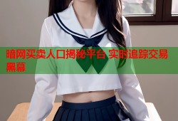暗网买卖人口揭秘平台 实时追踪交易黑幕