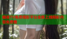 暗夜TV免费观影平台全新上线精彩内容免费看