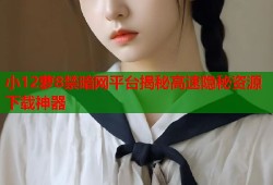 小12萝8禁暗网平台揭秘高速隐秘资源下载神器