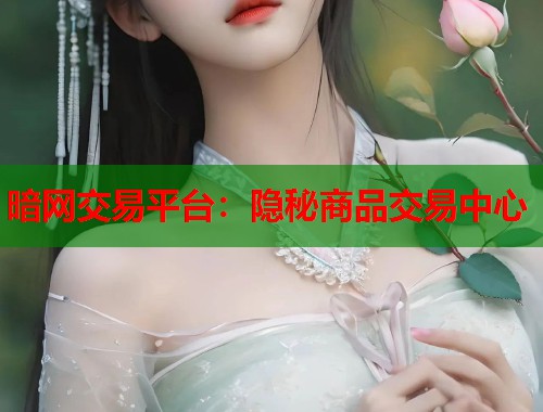 暗网交易平台：隐秘商品交易中心