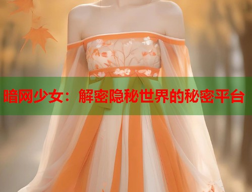 暗网少女：解密隐秘世界的秘密平台