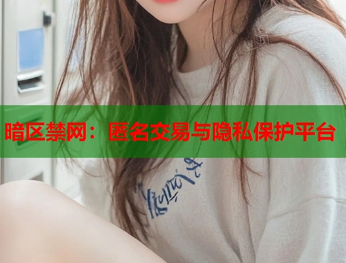 暗区禁网：匿名交易与隐私保护平台