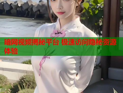 暗网视频揭秘平台 极速访问隐秘资源体验