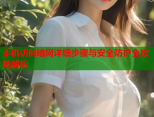 手机访问暗网详细步骤与安全防护全攻略解析