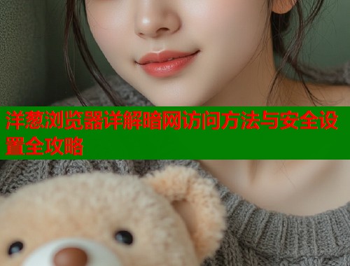 洋葱浏览器详解暗网访问方法与安全设置全攻略