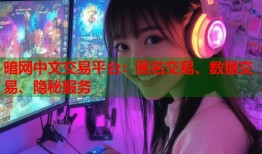 暗网中文交易平台：匿名交易、数据交易、隐秘服务