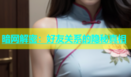 暗网解密：好友关系的隐秘真相