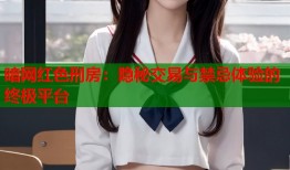暗网红色刑房：隐秘交易与禁忌体验的终极平台