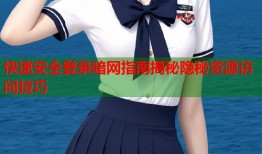 快速安全登录暗网指南揭秘隐秘资源访问技巧