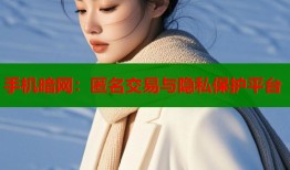 手机暗网：匿名交易与隐私保护平台