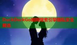 DuckDuckGo暗网搜索引擎隐私安全首选