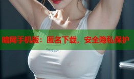 暗网手机版：匿名下载，安全隐私保护