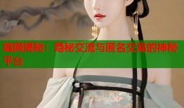 暗网揭秘：隐秘交流与匿名交易的神秘平台