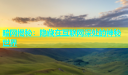 暗网揭秘：隐藏在互联网深处的神秘世界