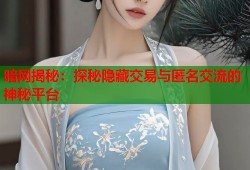暗网揭秘：探秘隐藏交易与匿名交流的神秘平台
