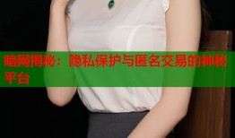 暗网揭秘：隐私保护与匿名交易的神秘平台