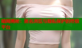 暗网揭秘：匿名浏览与隐私保护的终极平台