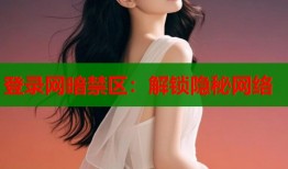 登录网暗禁区：解锁隐秘网络