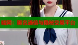 暗网：匿名通信与隐秘交易平台