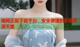 暗网正版下载平台，安全便捷的影视资源天堂