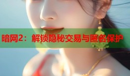 暗网2：解锁隐秘交易与匿名保护
