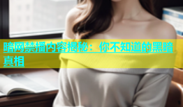暗网禁播内容揭秘：你不知道的黑暗真相