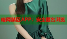 暗网禁区APP：安全匿名浏览
