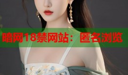 暗网18禁网站：匿名浏览