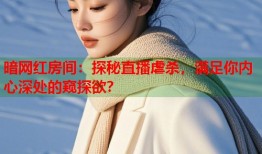 暗网红房间：探秘直播虐杀，满足你内心深处的窥探欲？