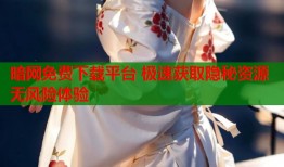 暗网免费下载平台 极速获取隐秘资源无风险体验