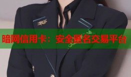 暗网信用卡：安全匿名交易平台