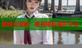 暗网交流群：匿名隐私保护平台