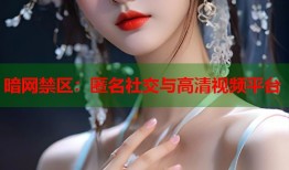 暗网禁区：匿名社交与高清视频平台