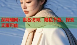 深网暗网：匿名访问，隐私下载，探索无限可能