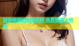 探索暗网的秘密世界 免费资源大揭秘