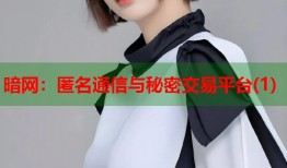 暗网：匿名通信与秘密交易平台(1)