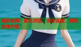 暗区禁网：匿名浏览，安全连接，解锁全球内容