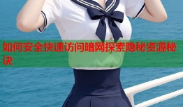 如何安全快速访问暗网探索隐秘资源秘诀