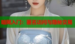 暗网入门：匿名访问与隐秘交易