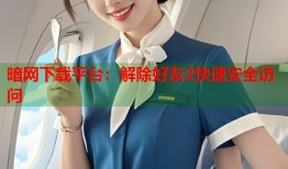 暗网下载平台：解除好友2快速安全访问