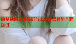 暗禁呦网深度解析与未来发展趋势全面探讨