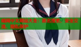 暗网中文网站大全：匿名搜索、安全交流、隐私保护