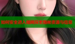 如何安全进入暗网探索隐秘资源与信息