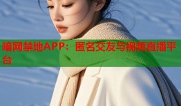 暗网禁地APP：匿名交友与视频直播平台