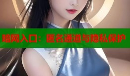 暗网入口：匿名通道与隐私保护