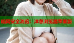 暗网安全浏览：洋葱浏览器苹果版