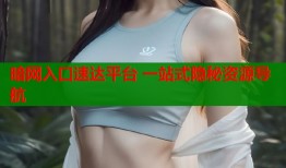 暗网入口速达平台 一站式隐秘资源导航