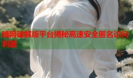 暗网破解版平台揭秘高速安全匿名访问利器