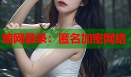 暗网登录：匿名加密网络