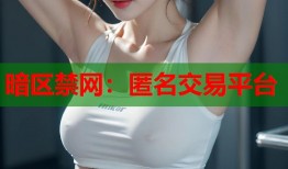 暗区禁网：匿名交易平台